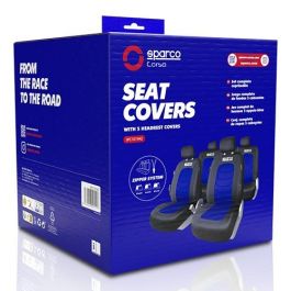 Juego Fundas S-Line Azul Sparco Cs6 SPC1019AZ Juego Fundas S-Line Azul Sparco Cs6 SPC1019AZ