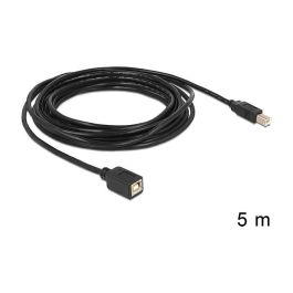 DeLOCK 83429 Cable de Extensión USB 2.0 B Macho a Hembra, 5 Metros, Negro Precio: 35.50000003. SKU: B1BMN4JCCG