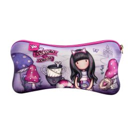 Estuche Escolar Gorjuss Cheshire cat Morado (22 x 11.3 x 1 cm) Precio: 6.69000046. SKU: S4307451