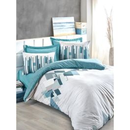 Juego de cama - 1 funda nórdica 220x240 cm + 2 fundas de almohada 60x60 cm - 100% algodón - Verde Precio: 53.18192. SKU: B1JW52FFVW