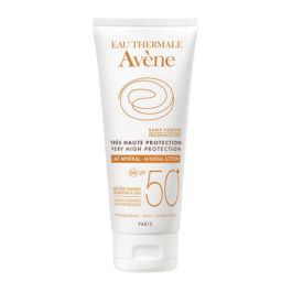 Avène Solaire Leche Mineral SPF50+ Protector Solar Corporal y Facial Pieles Sensibles Muy Alta Protección Sin Fragancia 100 ml Precio: 18.58999956. SKU: S4500734