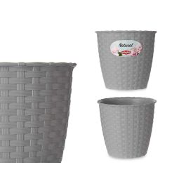 Maceta Natural Inter Exter 14 Diam Gris Stefanplast 14X13CM (12 Unidades) Precio: 19.59000043. SKU: B15JK2N34Y