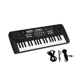 Organo electronico 37 teclas con microfono, toma usb con cable de audio. 43x16x5,40 cm