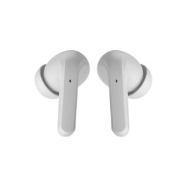 Muvit Auriculares iO G60 True Wireless Inalámbricos Bluetooth 5.3 con Cancelación Activa de Ruido (ANC), Resistente al Agua IPX4, Batería 30h, App, Blanco