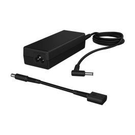 HP Adaptador de Corriente Smart AC 90W para Portátiles HP con Conector de 90° y Dongle de Conversión 4.5mm a 7.4mm