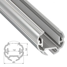 Perfíl Aluminio Tipo COSMO 2,02M - Bruto Precio: 10.50000006. SKU: B1386NCZNK