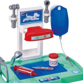 Ecoiffier 1908 Centro veterinario con mesa de exploración, bañera, ducha, escáner y peluche para niños +18 meses