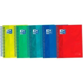 Oxford Cuaderno Touch Europeanbook 4, A4 Microperforado, 120 Hojas, Cuadrícula 5x5mm, Tapa Extradura, Colores Surtidos (5 Unidades) (5 Unidades) Precio: 15.79000027. SKU: B1DFEMV4FV