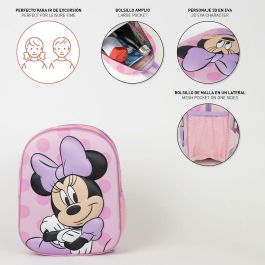 Mochila infantil 3D minnie 25.0 x 31.0 x 10.0 cm