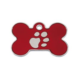 Placa identificativa para collar Imarc Bone Rojo Plata Precio: 11.68999997. SKU: B1K3KS927X