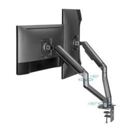 Soporte de Mesa para 2 Monitores TooQ DB4132TNR-G/ Giratorio/ Inclinable/ hasta 9kg Soporte de Mesa para 2 Monitores TooQ DB4132TNR-G/ Giratorio/ Inclinable/ hasta 9kg