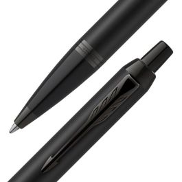 Parker IM Achromatic Bolígrafo Punta Retráctil Negro Azul 2127618