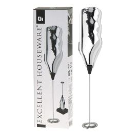 Excellent Houseware Batidora de leche acero inoxidable cromado funciona con pilas 2xAA no incluidas Precio: 2.59000016. SKU: B1C89CNRK2