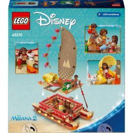 Lego 43270 Set de Construcción Disney Moana's Adventure Boat - Ideal como Regalo de Cumpleaños para Niños