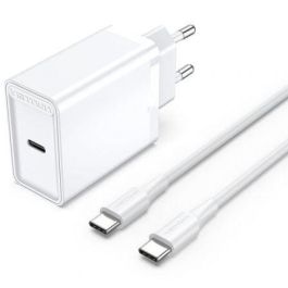 Vention FAHWF-EU Cargador de Pared 1xUSB Tipo-C + 2x Cable USB Tipo-C 25W Carga Rápida Samsung PD 3.0 Precio: 11.49999972. SKU: B1444R2P2C