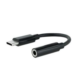 Adaptador USB-C a Jack 3.5 mm NANOCABLE 10.24.1205 11 cm Negro Precio: 4.68999993. SKU: B1G8MFHZQD