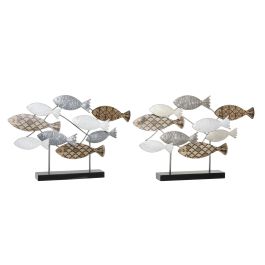 DKD Home Decor Adorno de Pared Metal Peces Atlántico 65.4x43x9.5 cm (2 Unidades) Surtido Azul, Marrón, Negro Precio: 67.89999942. SKU: S3042076