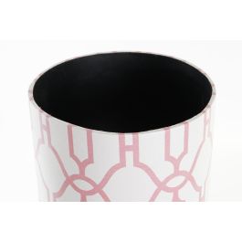 DKD Home Decor Paraguero Sixties Naranja Blanco 23 x 54.5 x 23 cm Set de 2