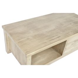 DKD Home Decor Mesa Centro Tropical Natural Madera Acacia 120 x 60 x 45 cm