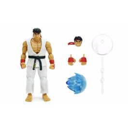 Jada SMOB253252025 Figura articulada RYU de Street Fighters, 15 cm, para niños de 8 años