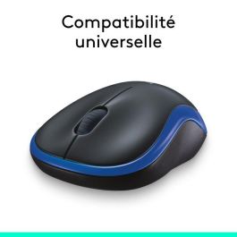 Logitech M185 Ratón Inalámbrico Plug-and-Play, Fiable, con Receptor USB, 12 Meses de Batería y 3 Años de Garantía, Azul