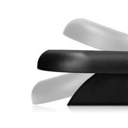 Q-connect Reposapiés Ajustable Ergonómico de Poliestireno, 450 x 115 x 340 mm