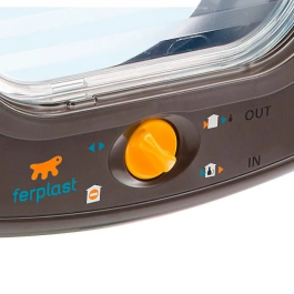 Ferplast Puerta Swing 9 Set Marron Puerta para mascotas abatible y silenciosa