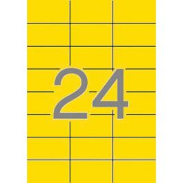 Apli Etiquetas Adhesivas 70x37 mm C-Rectos Amarillo Fluorescente Inkjet/Láser Precio: 9.68999944. SKU: S8400852