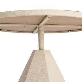 Mesita Crema Metal 50 X 50 X 50 cm