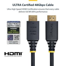 Cable HDMI Startech HDMI21-CBL-8K60-5M Negro 5 m