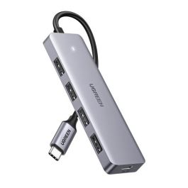 Ugreen 70336 Hub USB-C a 4 Puertos USB 3.0 Super Velocidad 5 Gbps para MacBook Air/Pro, iPad Pro/Air, PC, PS5, Smart TV