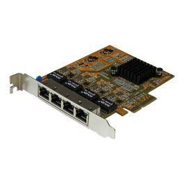 StarTech Tarjeta Adaptador de Red PCI Express 4 Puertos RJ45 Gigabit Ethernet 1000Base-T para Servidores y Estaciones de Trabajo