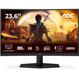 AOC C24G42E Monitor Curvo Gaming 23.6" Full HD 180Hz 1ms VA HDMI DP 1.4 Negro/Rojo Precio: 123.50000036. SKU: B1BF5LACWJ