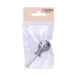 Edm Pomo bola 25mm hierro antiguo níquel mate