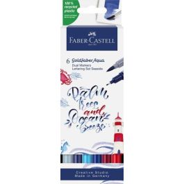 Rotuladores Acuarelables Faber-Castell Goldfaber Aqua Dual Markers Estuche De 6 Sea Precio: 14.69000016. SKU: B1A7R7PP6R