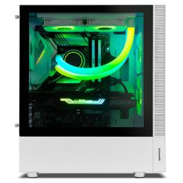 Nox Caja Gaming Semitorre Hummer Nemesis NXHUMMERNMSSWH Blanca con Cristal Templado y ARGB
