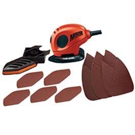 Black+Decker Lijadora de Detalle Mouse BEW230BC-QS 55W 230V