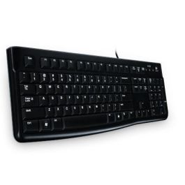 Logitech K120 - USB, AZERTY, Black