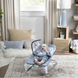 Ingenuity ING74451168541 Happy Belly Rock-to-Bounce Asiento para Bebé con Música, Vibraciones, Arco de Actividad Extraíble y Peluche Cebra Ingenuity ING74451168541 Happy Belly Rock-to-Bounce Asiento para Bebé con Música, Vibraciones, Arco de Actividad Extraíble y Peluche Cebra