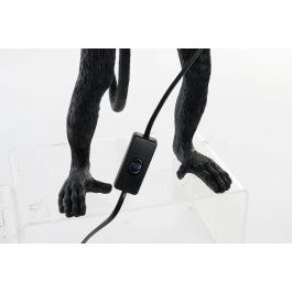 DKD Home Decor Lámpara Sobremesa Colonial Blanco Negro 34 x 55 x 31 cm (2 Unidades)