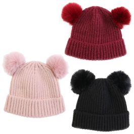 Gorro con 2 pompones