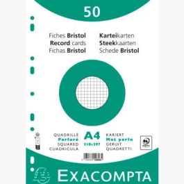 Exacompta Fichas Cartulina Bristol Taladro A4 Cuadrícula 5x5 Pack De 50 Blanco Precio: 4.58999948. SKU: B17RCC9RW2