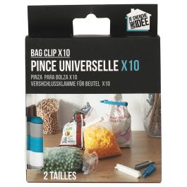 Je cherche une Idee Juego de 10 Pinzas para Conservar Bolsas de Colores Precio: 1.5900005. SKU: B1FDM7HHVM