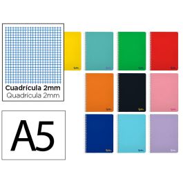 Liderpapel Cuaderno espiral Smart A5 tapa blanda, 80 hojas 75g milimetrado 2mm, colores surtidos Liderpapel Cuaderno espiral Smart A5 tapa blanda, 80 hojas 75g milimetrado 2mm, colores surtidos Precio: 10.50000006. SKU: B13TXEMPVS