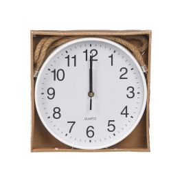 Reloj de Pared Cuerda para Colgar Blanco 25 cm - Giftdecor (Set de 12)