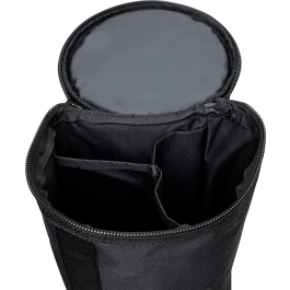 SBG Funda de Nylon para 5 Micrófonos y 3 Pies de Micrófono con Compartimentos Interiores, Dimensiones 112x25x20 cm