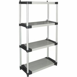 Estante de plástico - TOOD - 4 estantes - Carga 80 kg por estante - 80x40x168 cm - Negro/gris Precio: 89.88999976. SKU: B1AC3ZHVJ9