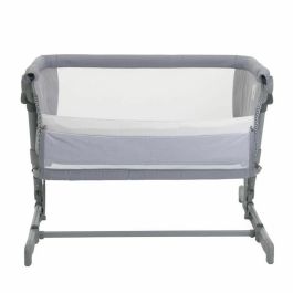 Chicco CHI8058664164301 Cuna colecho Next2Me GO Compacta, Plegable, Reclinable, 6 niveles de altura, Gris claro