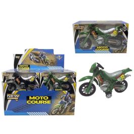 Moto carreras cross friccion 18.5x12x6 cm Moto carreras cross friccion 18.5x12x6 cm
