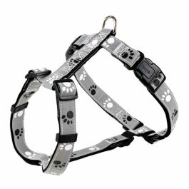 Arnés para Perro Trixie Silver Reflect Negro Gris S/M